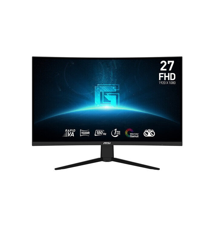 MSI G27C3F VA 27-inch FHD 1ms 180Hz Curved Gaming Monitor - Black | G27C3F