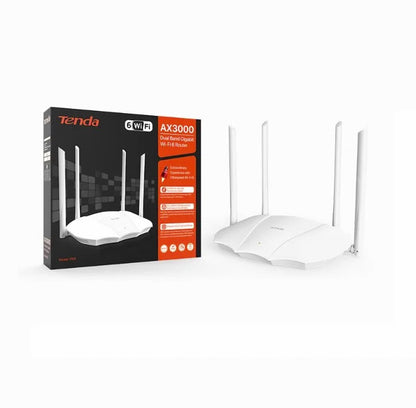 Tenda -AX3000 Dual Band Gigabit Wi-Fi 6 Router – RX9/TX9