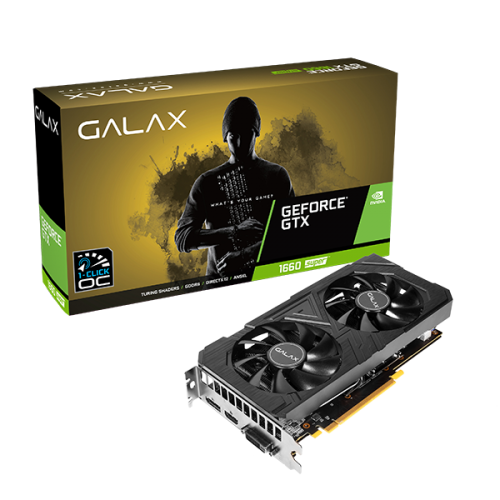 Galax GeForce GTX 1660 Super EX 1-Click OC 6GB GDDR6 192-bit Graphics Card