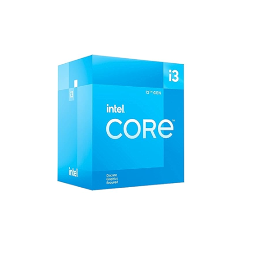 Intel Core i3-12100F 12th Gen Alder Lake,4 Cores,8 Threads, 12MB Cache Memory, 3.3 GHz P-Core Clock Speed, LGA 1700 Socket | BX8071512100F