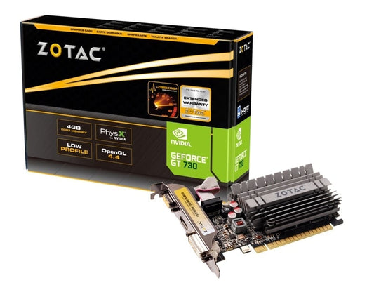 ZOTAC GeForce GT 730 4GB DDR3 ZONE Edition Graphics Card | ZT-71115-20L