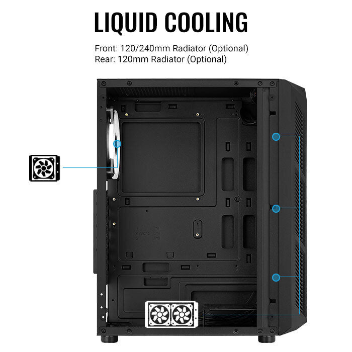 AeroCool Prime ARGB Mid Tower Case