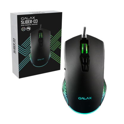 Galax Slider 03 7200DPI RGB 7 Programmable Macro Keys Gaming Mouse