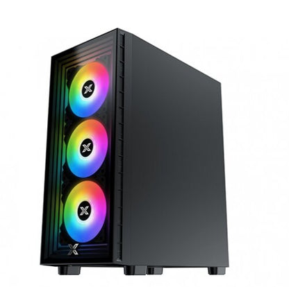 Xigmatek Phantom Tempered Glass ATX Case - Black | EN49790