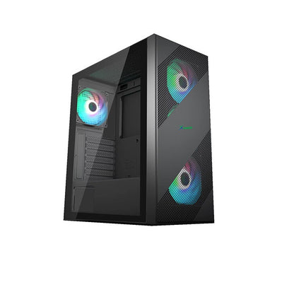 XANDER Ahlan Mesh ARGB ATX Case - Black | WCE0115