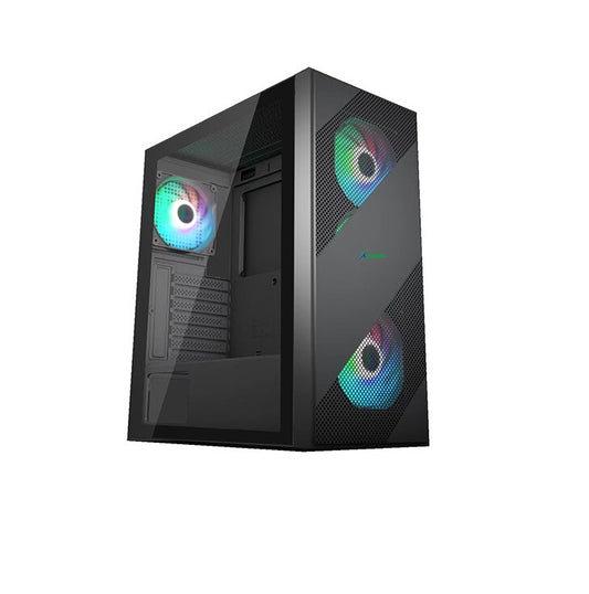 XANDER Ahlan Mesh ARGB ATX Case - Black | WCE0115