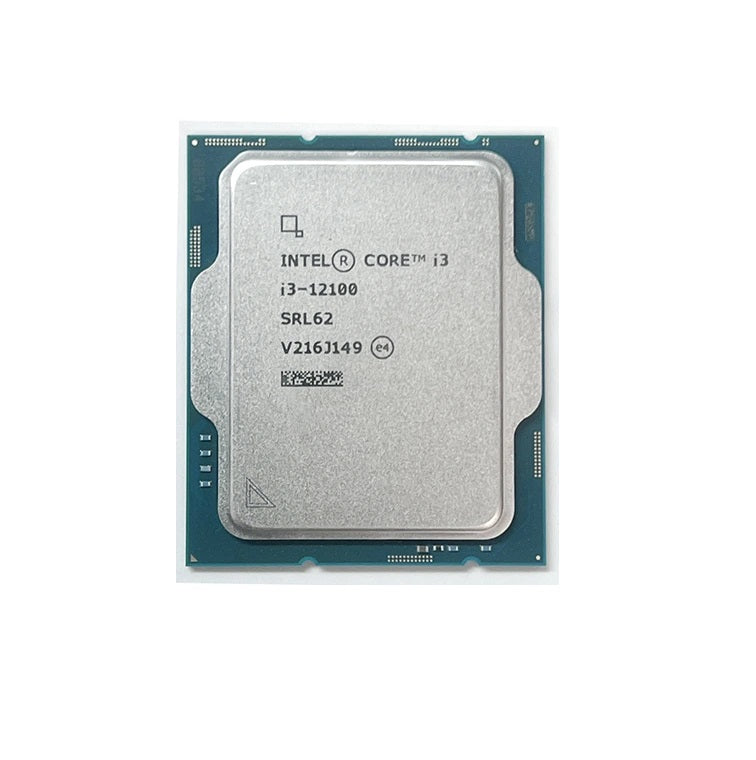 Intel Core i3-12100, LGA 1700 Processor, 4 Cores & 8 Threads, 3.3 GHz 4.3 GHz Maximum Frequency, 12MB Cache, 12th Gen| i3-12100 TRAY