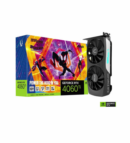 ZOTAC GAMING GEFORCE RTX 4060 Ti 16GB AMP SPIDER-MAN™: Across the Spider-Verse Bundle